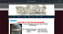 Desktop Screenshot of evolutioninktattoo.com